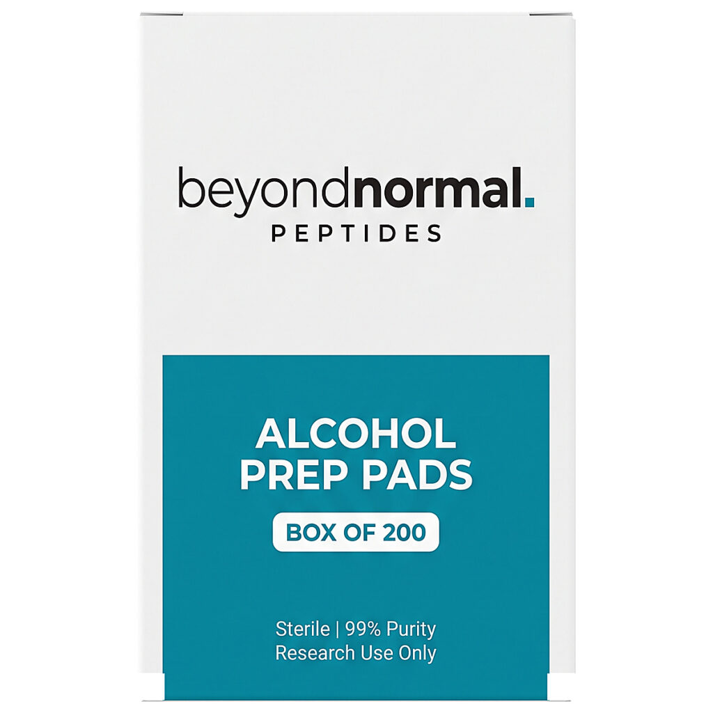 ALCOHOL PREP PADS — BOX OF 200 vial — Beyond Normal Peptides