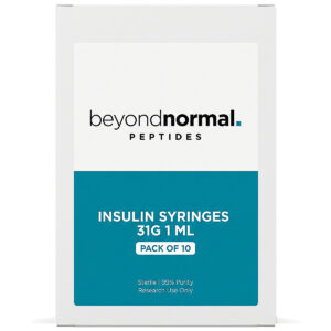 EASY TOUCH 31G SYRINGE 1 ML — PACK OF 10 vial — Beyond Normal Peptides